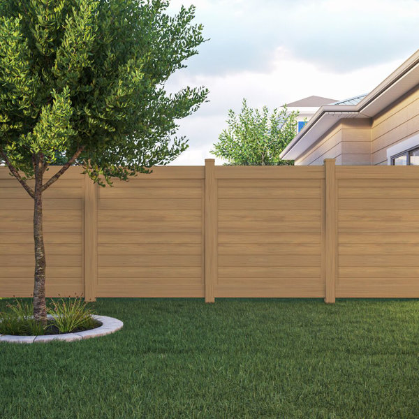 Barrette Outdoor Living Horizontal Fence Cypress Vinyl Privacy Panel